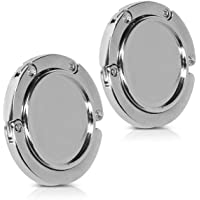 kwmobile Ganchos de Bolso para Mesa - Set de 2 colgadores portátiles con Gancho - Soporte de Mesa para Bolso Abrigo…